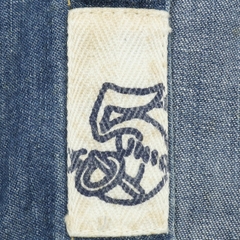 Five Brother Light Denim Work Shirt Size M