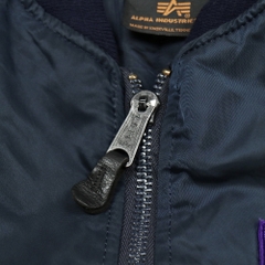 90s Alpha Industries MA-1 Jacket Ground Crew Size M