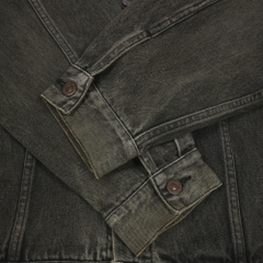 90s Levi's Black Trucker Denim Jacket Size XL