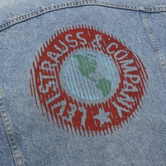 Vintage 80s Levi's USA Sleeve-cutted Denim Jacket Size L