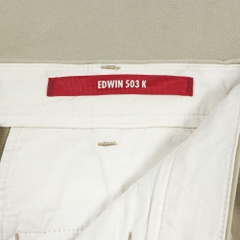 Edwin Japan 503K Khaki Pants Size 32