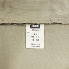 Edwin Japan 503K Khaki Pants Size 32