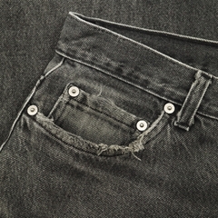 90s J.Crew Made in USA Black Denim Jeans Size 32