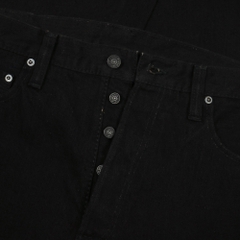 Pure Blue Japan Tea-core Dyed Black Selvedge Jeans TCD-003-BK Size W36