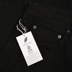 Pure Blue Japan Tea-core Dyed Black Selvedge Jeans TCD-003-BK Size W36