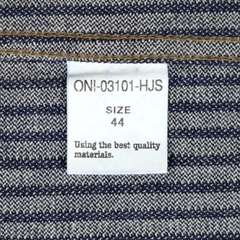 Oni Denim 03101-HJS Striped Denim Coverall Size [44] XL