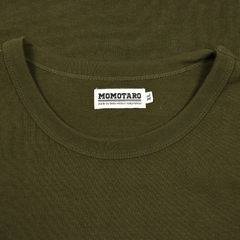 Momotaro Made in Japan Olive T-Shirt Size XL