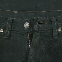Vtg GAP Made in USA Green Denim Jeans Size 27