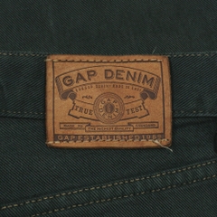 Vtg GAP Made in USA Green Denim Jeans Size 27