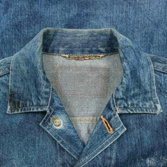 Vintage Bison Japan Selvedge Denim Jacket Size M