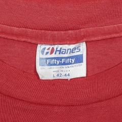 Vintage 80s Hanes USA Coca-Cola Print T-Shirt Size L
