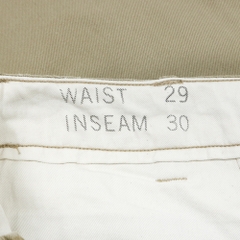 Double RL RRL Type Military Khaki Trousers Size 30