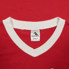 90s Augusta V-neck College Sport T-Shirt Size M