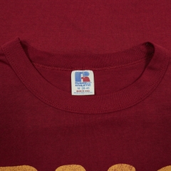 Vtg 80s Russell USA College Print T-Shirt Size M