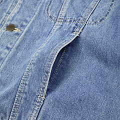 90s Blue Way Trucker Denim Jacket Size M