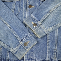 90s Blue Way Trucker Denim Jacket Size M
