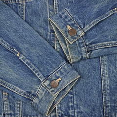 90s Houston Trucker Denim Jacket Size M