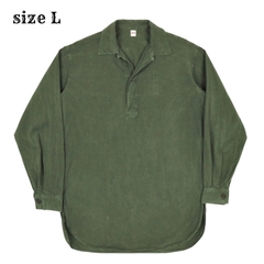 Vtg 60-70’s Swedish Military Pull-over Shirt Size L