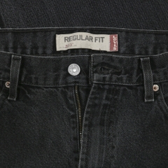2000s Levi's 505 Faded Black Denim Jeans Size 34