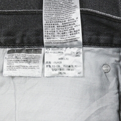 2010s Levi's 505 Faded Black Denim Jeans Size 36