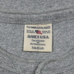 Avirex USA Long-sleeve Henley T-Shirt Size S