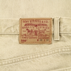 90s Levi's 550 Made in USA Denim Jeans Size 38