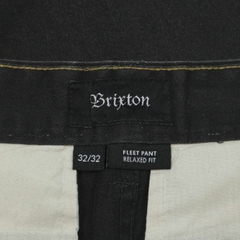 Brixton Relaxed Fit Black Pants Size 31