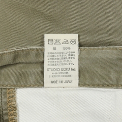 FOB Factory Made in JP Cotton Twill Pants Size 34