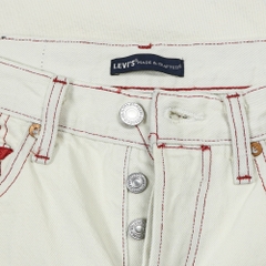 Levi's Made & Crafted 501 White Selvedge Denim Women Size 26
