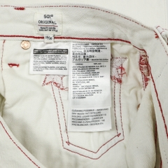 Levi's Made & Crafted 501 White Selvedge Denim Women Size 26