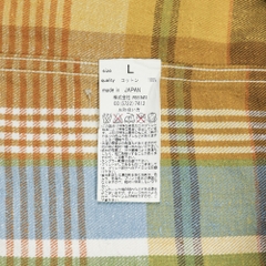 Remi Relief Made in Japan Flannel Shirt Size L