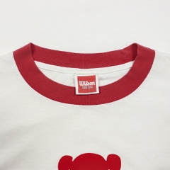 Vintage Wilson Graphic Ringer T-Shirt Size L