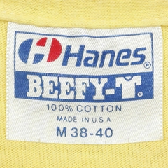 Vintage 80s Hanes USA Hawaii Print T-Shirt Size M