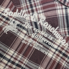 Eternal Japan Embroidery Western Shirt Size L