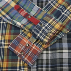 Kriff Mayer Multi Flannel Western Shirt Size M