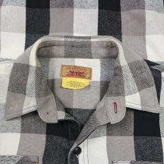 2000s Levi's Heavy Flannel Work Shirt Size L