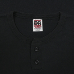 Don Alleson Brand Black Henley T-Shirt Size M