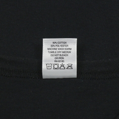 Don Alleson Brand Black Henley T-Shirt Size M