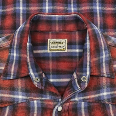 Denime Japan Flannel Western Shirt Size M