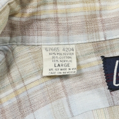 Vintage 80s Levi's USA Men Work Shirt Size L