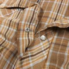 Vintage 70s Miller Short-sleeve Western Shirt Size L