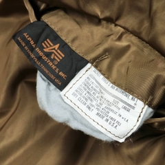 90s Alpha Industries MA-1 Flight Jacket Made in USA Size L