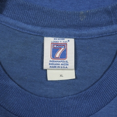 Vtg Logo 7 Brand USA Rams Team T-Shirt Size XL