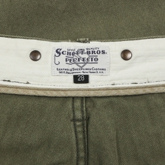 Schott Olive Herringbone Utility Pants Size 28