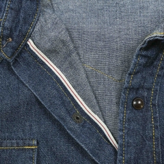 90s LEVI'S Big E Japan Made Selvedge Denim Western Shirt Size L