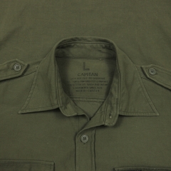 Capitan Japan Type Military Olive Shirt Size M