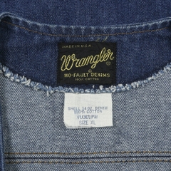 Vtg 80s Wrangler USA Denim Vest Size XL