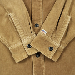Sugar Cane Brown Corduroy Shirt Size L