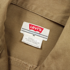 Vtg 70s Levi's Brown Safari Jacket Size M
