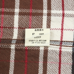 Studio D'Artisan Japan Flannel Western Shirt Size M